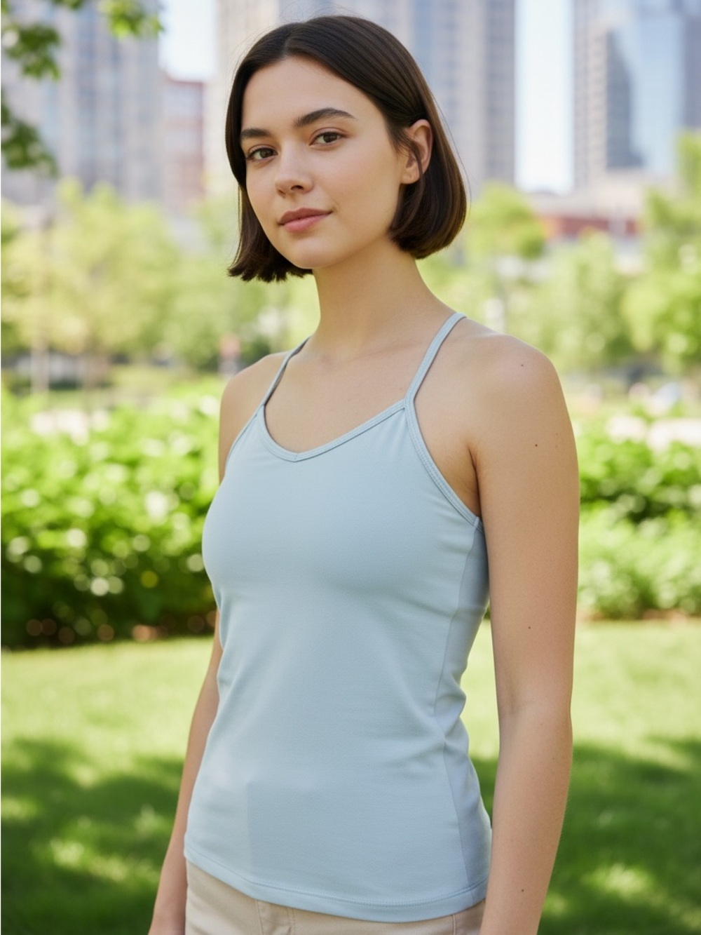 lululemon Light Blue Y strap Camisole / like new